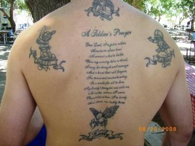 Gerald Vest: Soldier Tattoos in our Warrior Restoration & Resilience Center